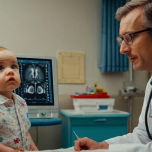 Bostonka - dziecko u lekarza