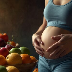 Zdrowa dieta w ciąży: warzywa, owoce i pełnoziarniste produkty