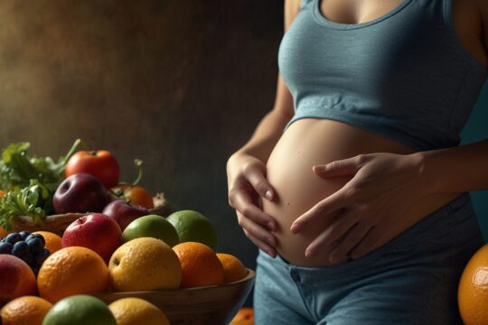 Zdrowa dieta w ciąży: warzywa, owoce i pełnoziarniste produkty