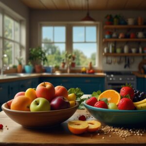 Zdrowy i zbilansowany posiłek dla kobiety w ciąży